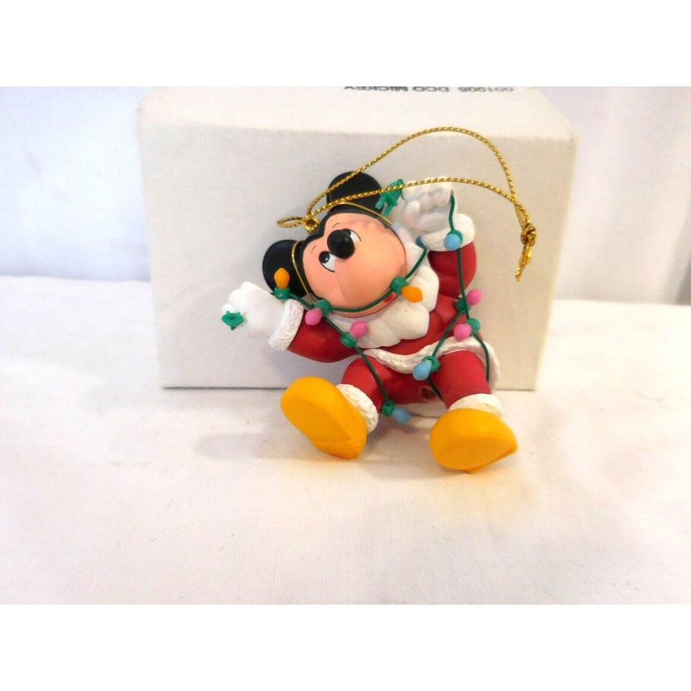 Disney Christmas Magic Mickey Mouse With Lights Ornament Grolier DCO 001905